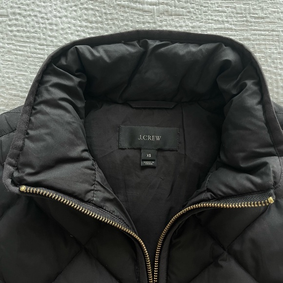 Black Quilted J. Crew Vest - Picture 5 of 6